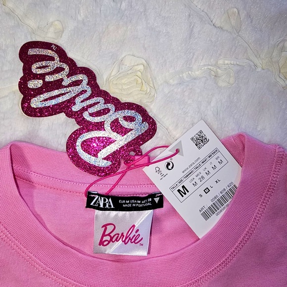Zara new Barbie collection. Sequin top size Medium - Picture 2 of 3